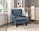 Quent Accent Chair - Blue by Homelegance