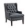 Quent Accent Chair - Charcoal by Homelegance