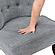 Melrose Accent Chair - Dark Gray by Homelegance