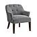 Rebecca Accent Chair - Charcoal by Homelegance