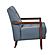 Crafton Accent Chair - Blue by Homelegance