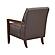 Crafton Accent Chair - Dark Brown by Homelegance