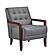 Crafton Accent Chair - Dark Gray by Homelegance