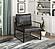 Trent Accent Chair - Dark Gray by Homelegance