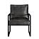 Trent Accent Chair - Dark Gray by Homelegance