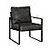 Trent Accent Chair - Dark Gray by Homelegance