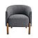 Borger Accent Chair - Gray by Homelegance