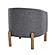 Borger Accent Chair - Gray by Homelegance