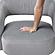Upton Swivel Chair - Dark Gray by Homelegance