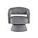 Upton Swivel Chair - Dark Gray by Homelegance