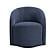 Dalhart Swivel Chair - Blue by Homelegance