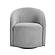 Dalhart Swivel Chair - Light Gray by Homelegance