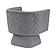 Candace Swivel Chair - Gray by Homelegance