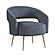 Roslyn Accent Chair - Dark Gray by Homelegance