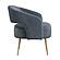 Roslyn Accent Chair - Dark Gray by Homelegance