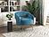 Roslyn Accent Chair - Dark Teal by Homelegance