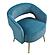 Roslyn Accent Chair - Dark Teal by Homelegance
