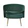Roslyn Accent Chair - Dark Geen by Homelegance