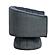 Bristol Swivel Chair - Dark Gray by Homelegance