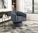 Bristol Swivel Chair - Dark Gray by Homelegance
