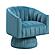 Bristol Swivel Chair - Dark Teal by Homelegance