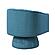 Bristol Swivel Chair - Dark Teal by Homelegance