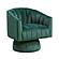 Bristol Swivel Chair - Dark Green by Homelegance