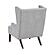Alden Accent Chair - Gray by Homelegance