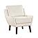 Ellie Accent Chair - Beige by Homelegance