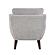 Ellie Accent Chair - Gray by Homelegance