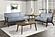 Carlson Sofa - Blue-Gray Velvet by Homelegance