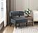 Wilson Accent Chair - Dark Gray by Homelegance