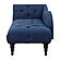 Blue Hill Chaise - Blue by Homelegance