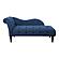Blue Hill Chaise - Blue by Homelegance