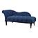 Blue Hill Chaise - Blue by Homelegance