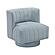 Joyce Swivel Chair - Aqua Blue by Homelegance