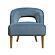 Dorset Accent Chair - Blue by Homelegance