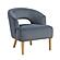 Dorset Accent Chair - Dark Gray by Homelegance