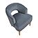 Dorset Accent Chair - Dark Gray by Homelegance