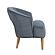 Dorset Accent Chair - Dark Gray by Homelegance
