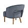 Dorset Accent Chair - Dark Gray by Homelegance