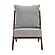 Audrey  Accent Chair - Gray by Homelegance
