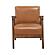 Eli Accent Chair - Brown by Homelegance