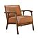 Eli Accent Chair - Brown by Homelegance