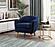 Cutler Accent Chair - Blue by Homelegance