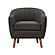 Cutler Accent Chair - Charcoal by Homelegance