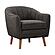 Cutler Accent Chair - Charcoal by Homelegance