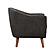 Cutler Accent Chair - Charcoal by Homelegance