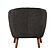 Cutler Accent Chair - Charcoal by Homelegance