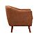 Cutler Accent Chair - Rust by Homelegance